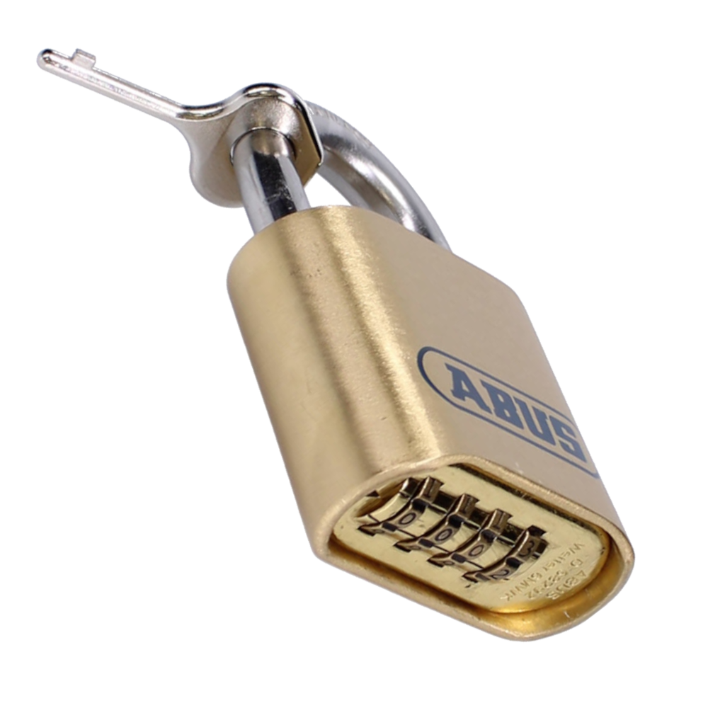 ABUS 180IB Series Brass Combination Open Stainless Steel Shackle Padlock