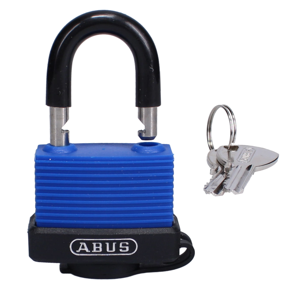 ABUS 70IB Series Aqua Safe Marine Brass Open Stainless Steel Shackle Padlock