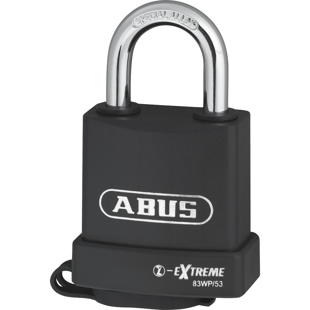 ABUS 83WP Series Weatherproof Steel Open Shackle Padlock