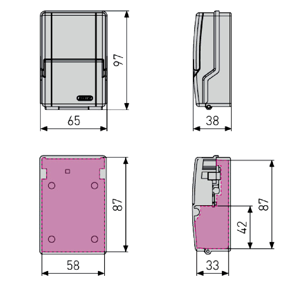 ABUS Keygarage Mini 727 Combination Key Safe