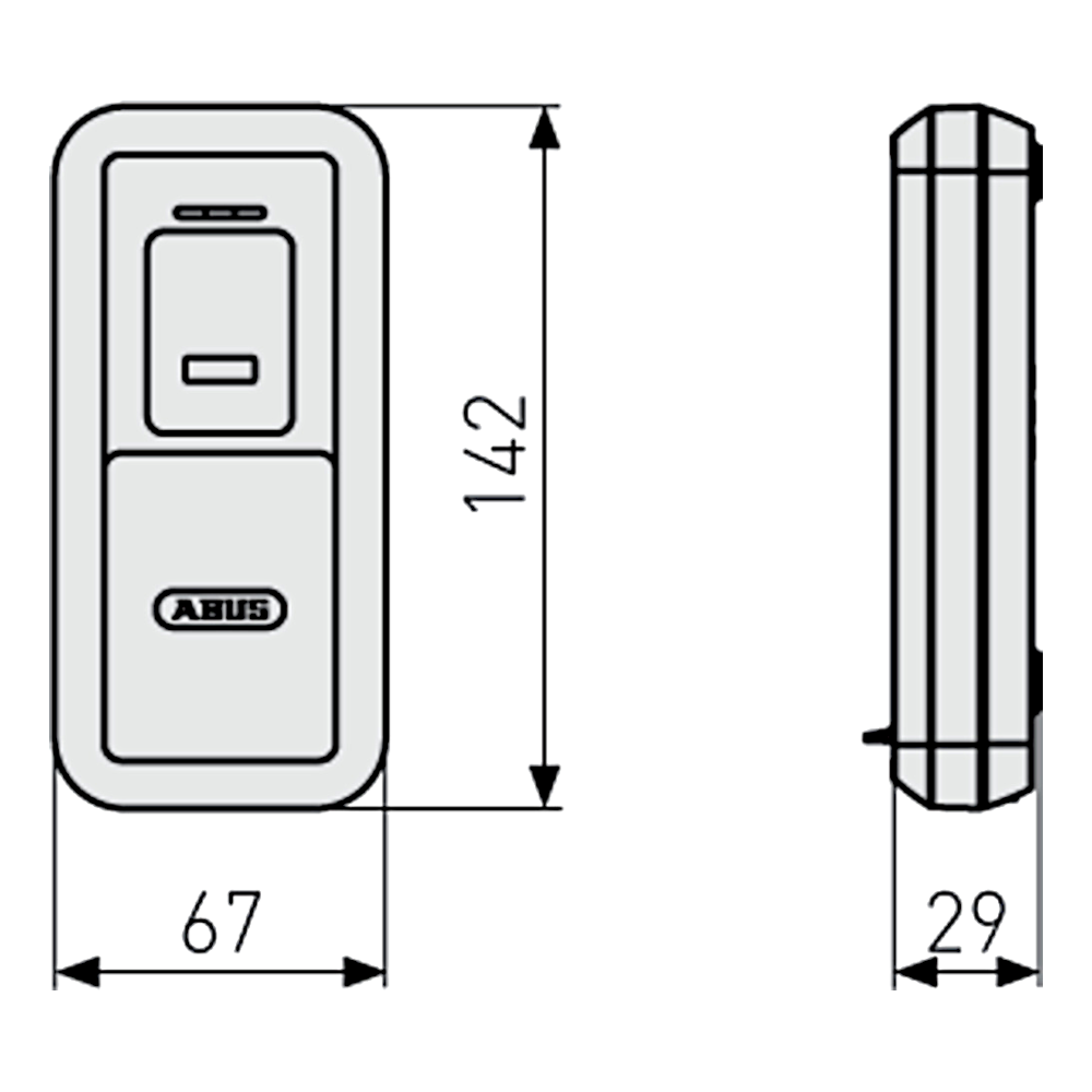 ABUS One Bluetooth Finger Print Scanner