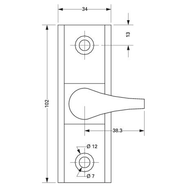 ADAMS RITE 4565 501 130 Handle & Cam