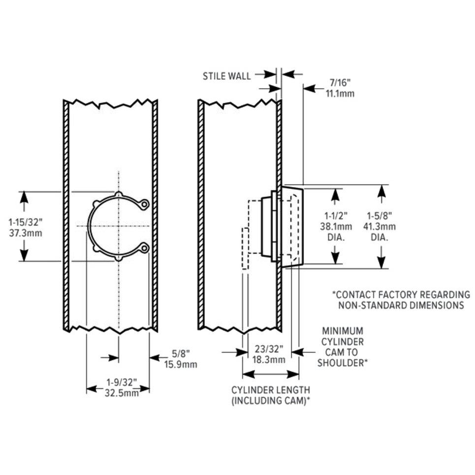 ADAMS RITE DC51-V Variable Spring Transom Closer