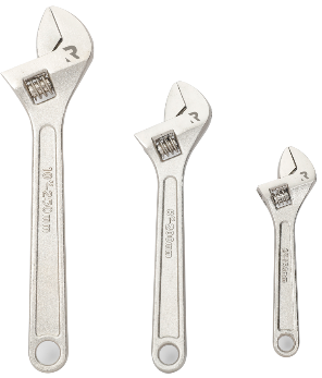 Rikä 3 Piece Adjustable Wrench Set