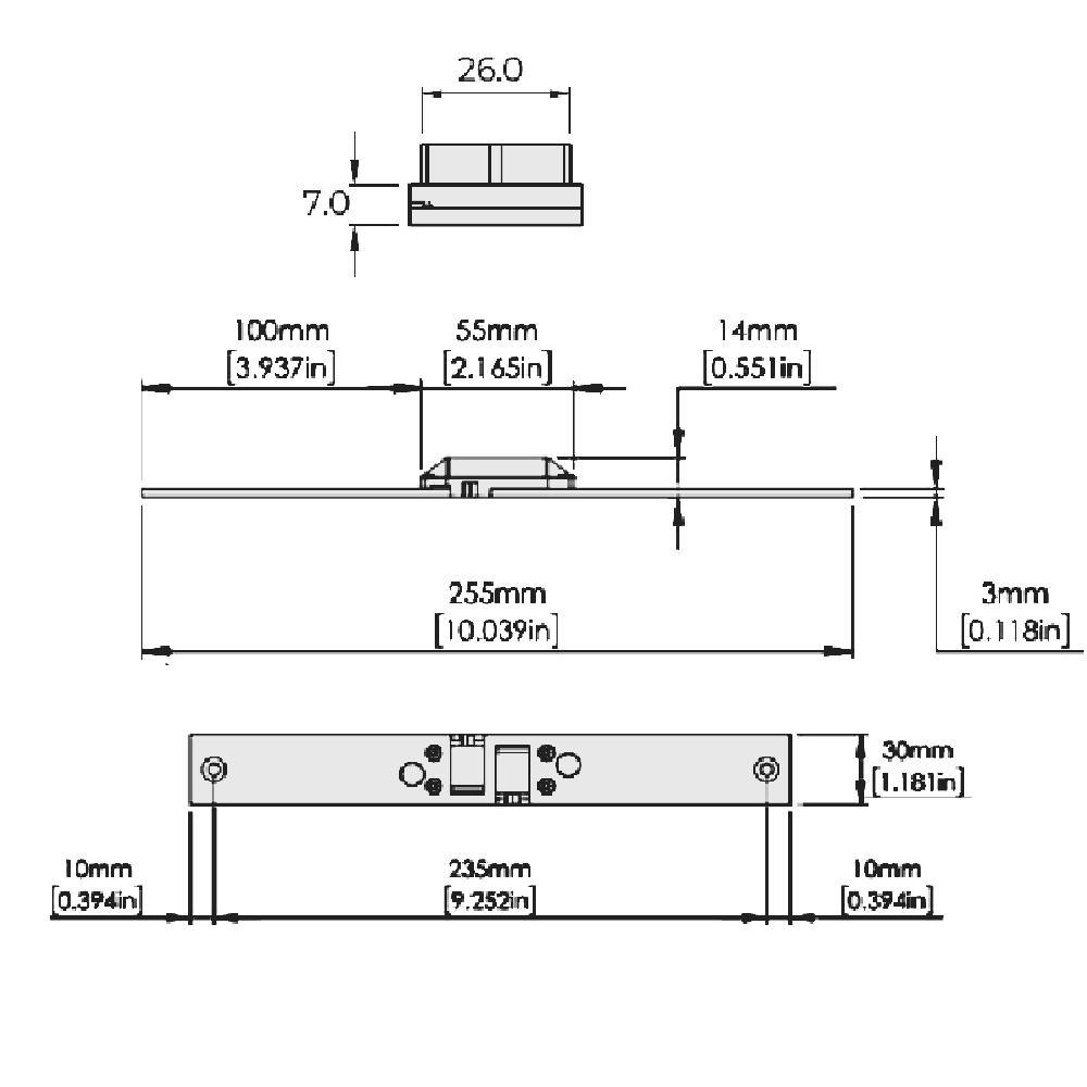 ALPRO ALP200H Cobalt Electronic Side Load Lock