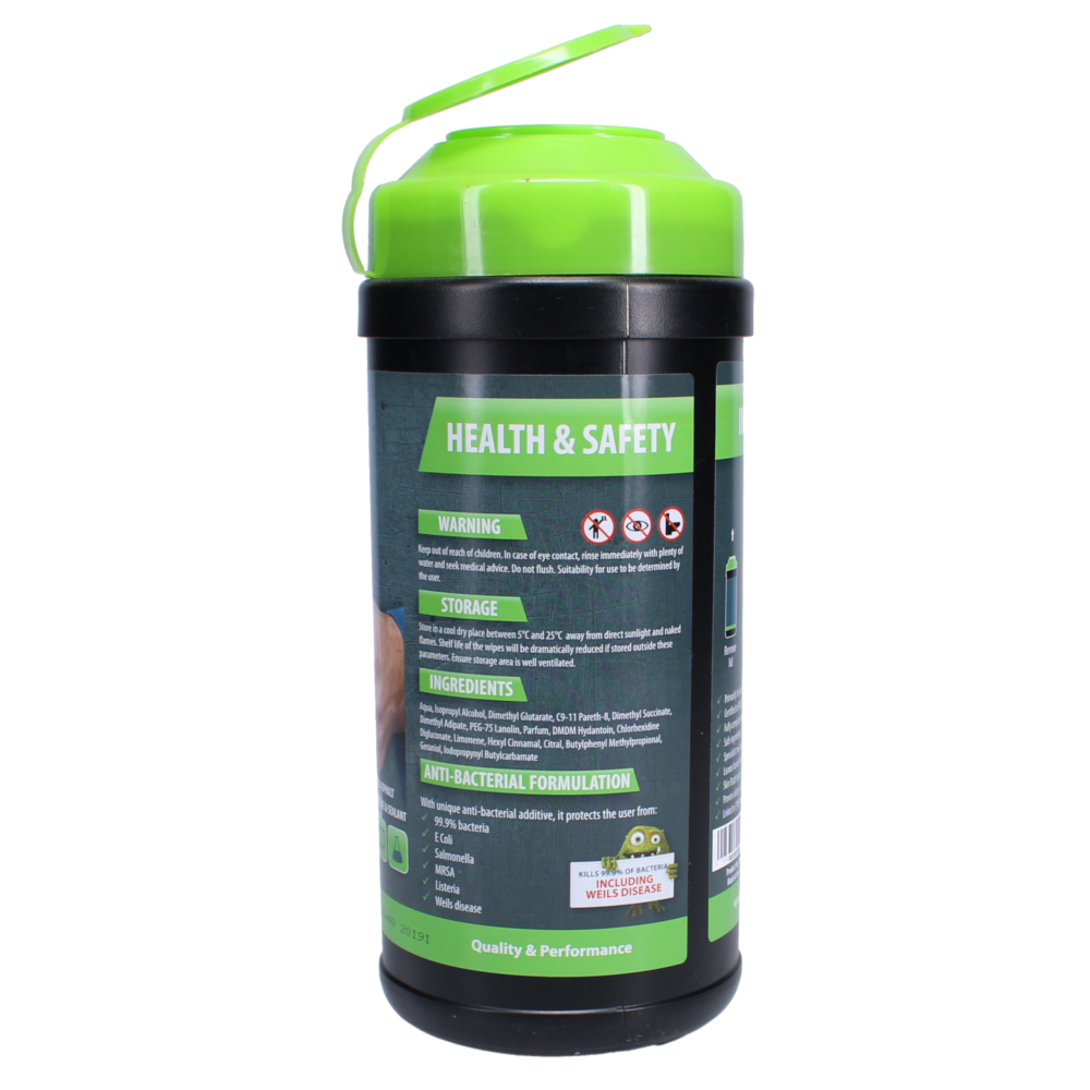 A PERRY Premium Anti Bacterial Wipes (Tub of 100)