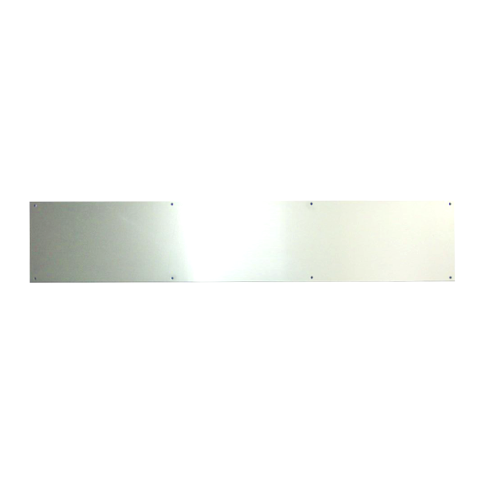 ASEC Kick Plate 150mm Height x 1.2mm Depth (PSS) Polished Stainless Steel 760mm Width PSS - Polished Stainless Steel