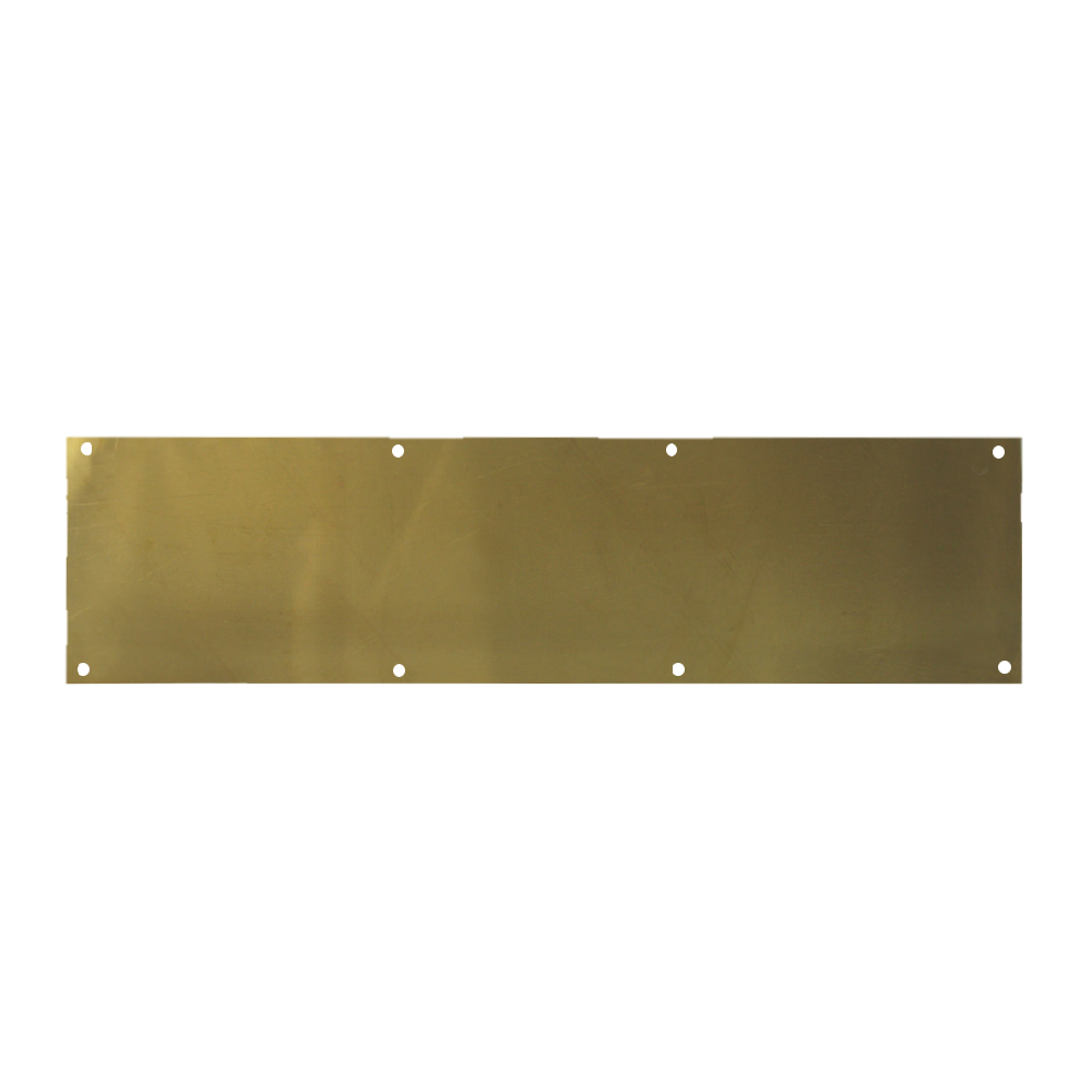 ASEC Kick Plate 150mm Height x 1.2mm Depth (PB) Polished Brass 750mm Width - Polished Brass