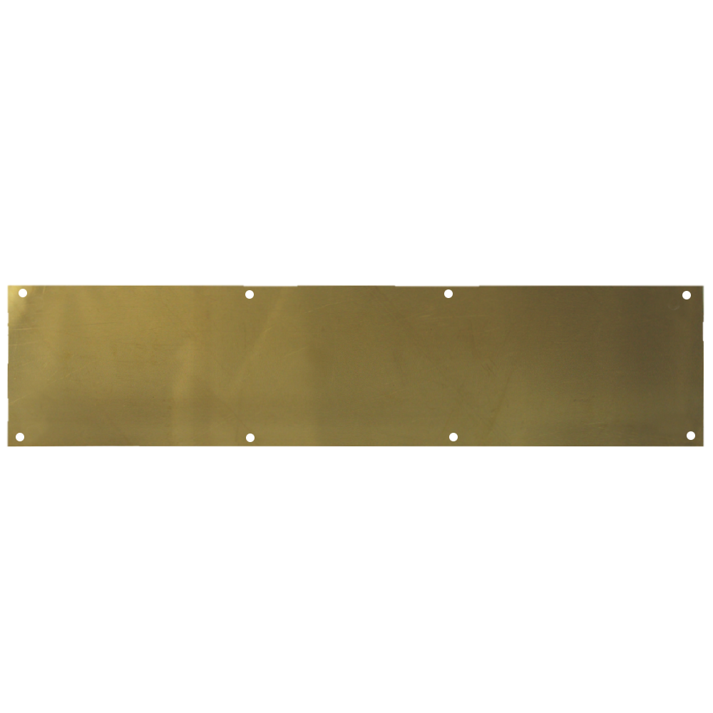 ASEC Kick Plate 150mm Height x 1.2mm Depth (PB) Polished Brass 835mm Width - Polished Brass