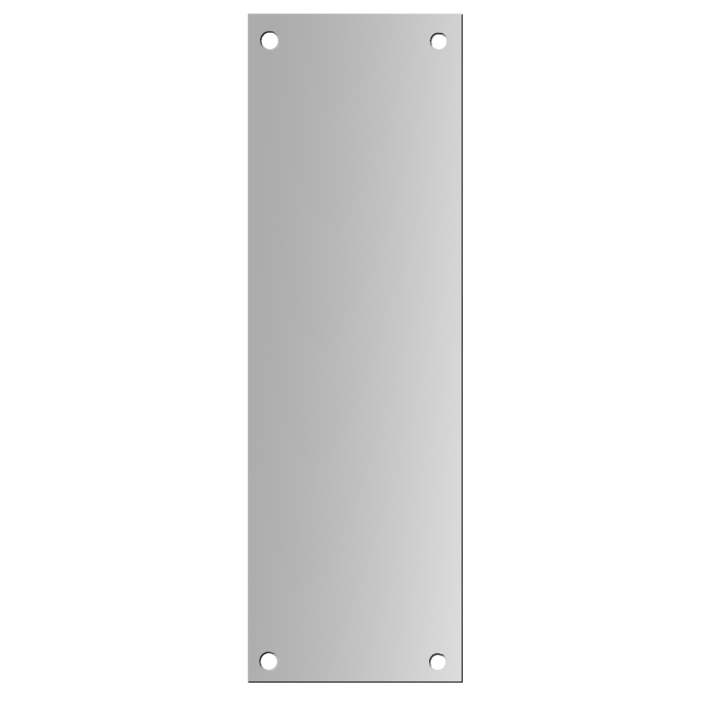 ASEC 100mm Wide Aluminium Finger Plate
