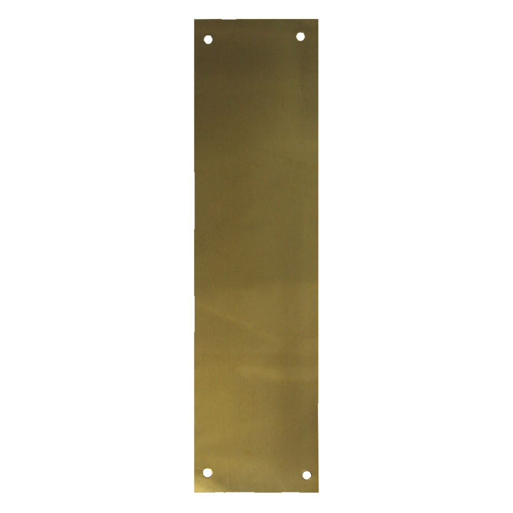ASEC 75mm Wide Polished Brass Finger Plate