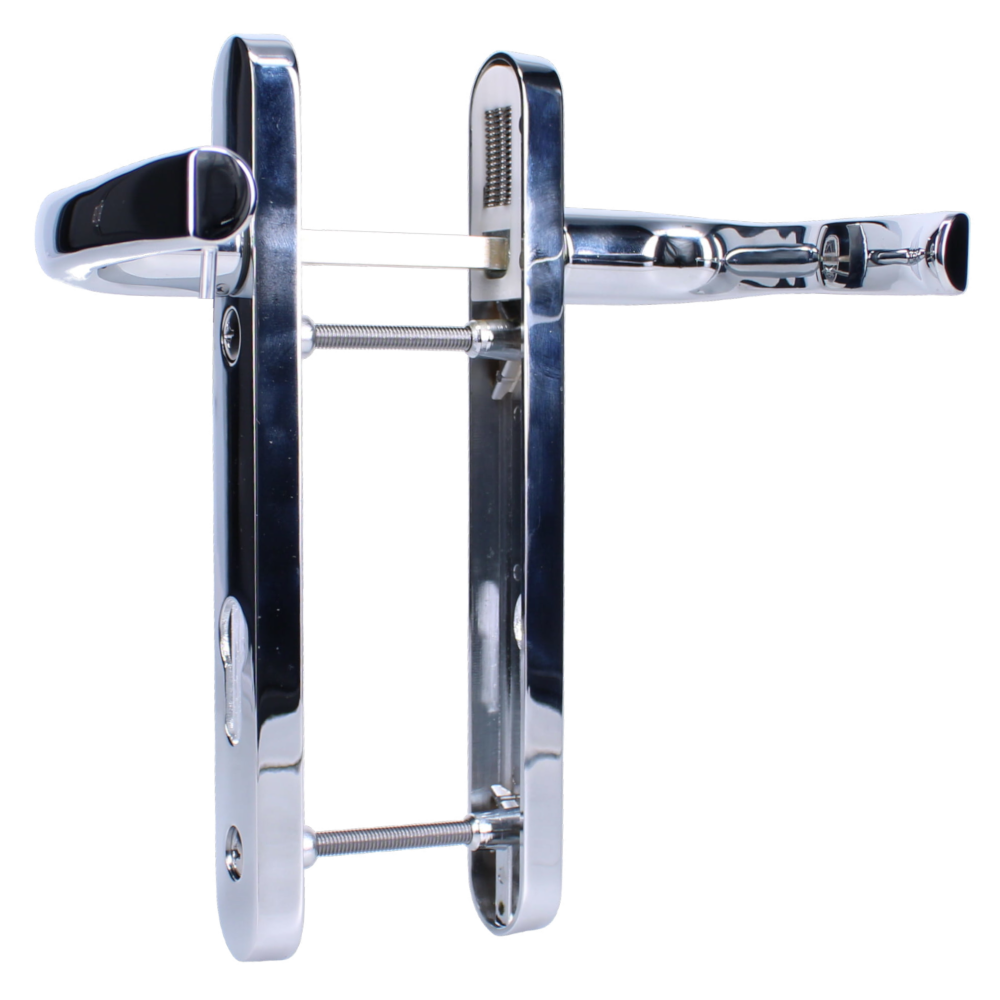 ASEC 92 Lever/Lever UPVC Furniture - 220mm Backplate