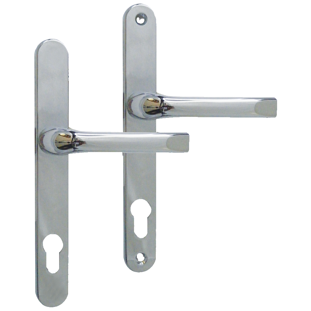 ASEC 92 Lever/Lever UPVC Furniture - 240mm Backplate