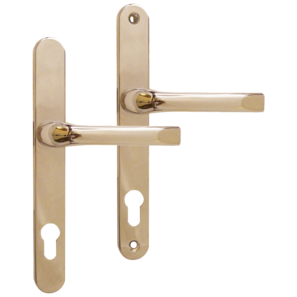 ASEC 92 Lever/Lever UPVC Furniture - 240mm Backplate