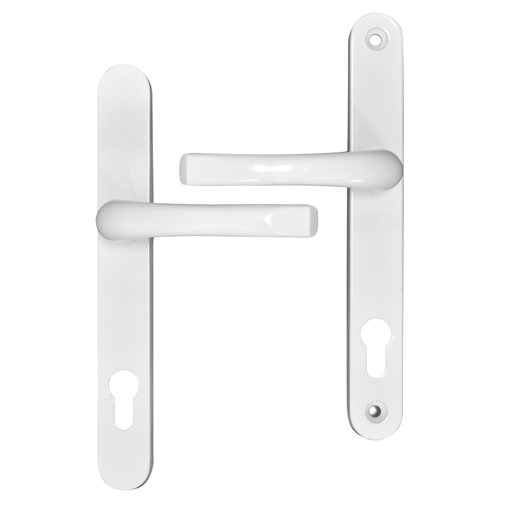 ASEC 92 Lever/Lever UPVC Furniture - 240mm Backplate