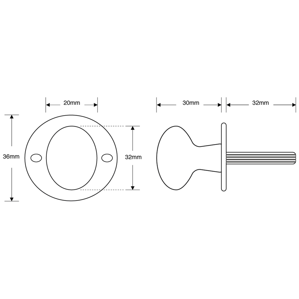 ASEC AA33 Thumbturn