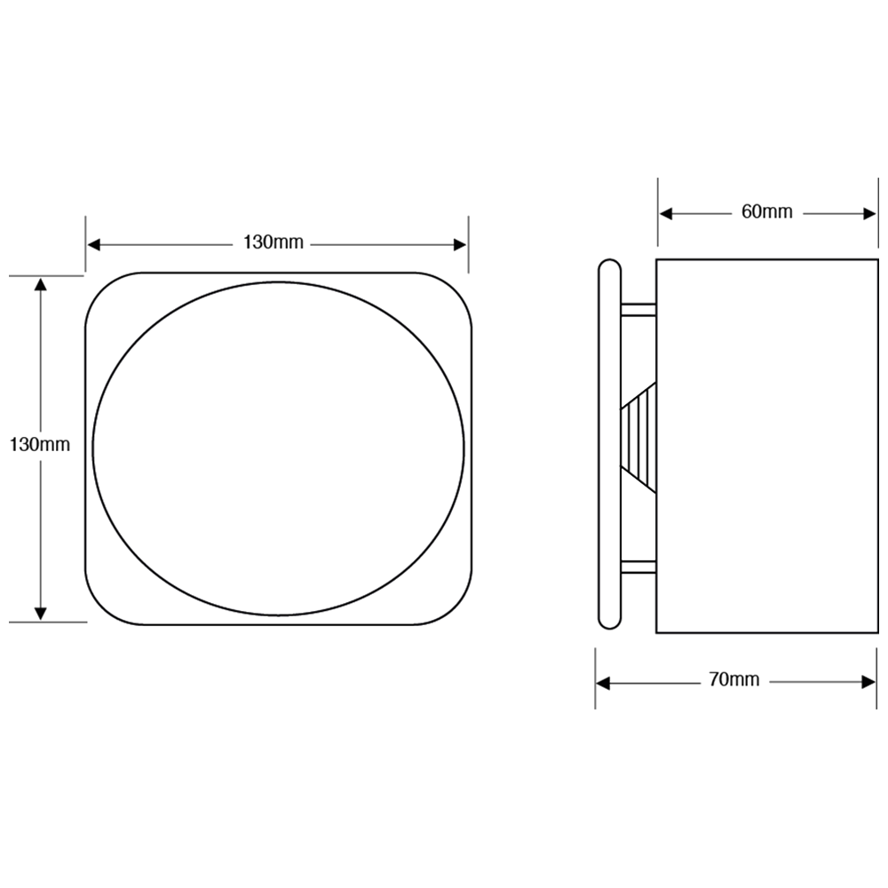 ASEC All Active Large Surface Push Plate DDA Exit Button