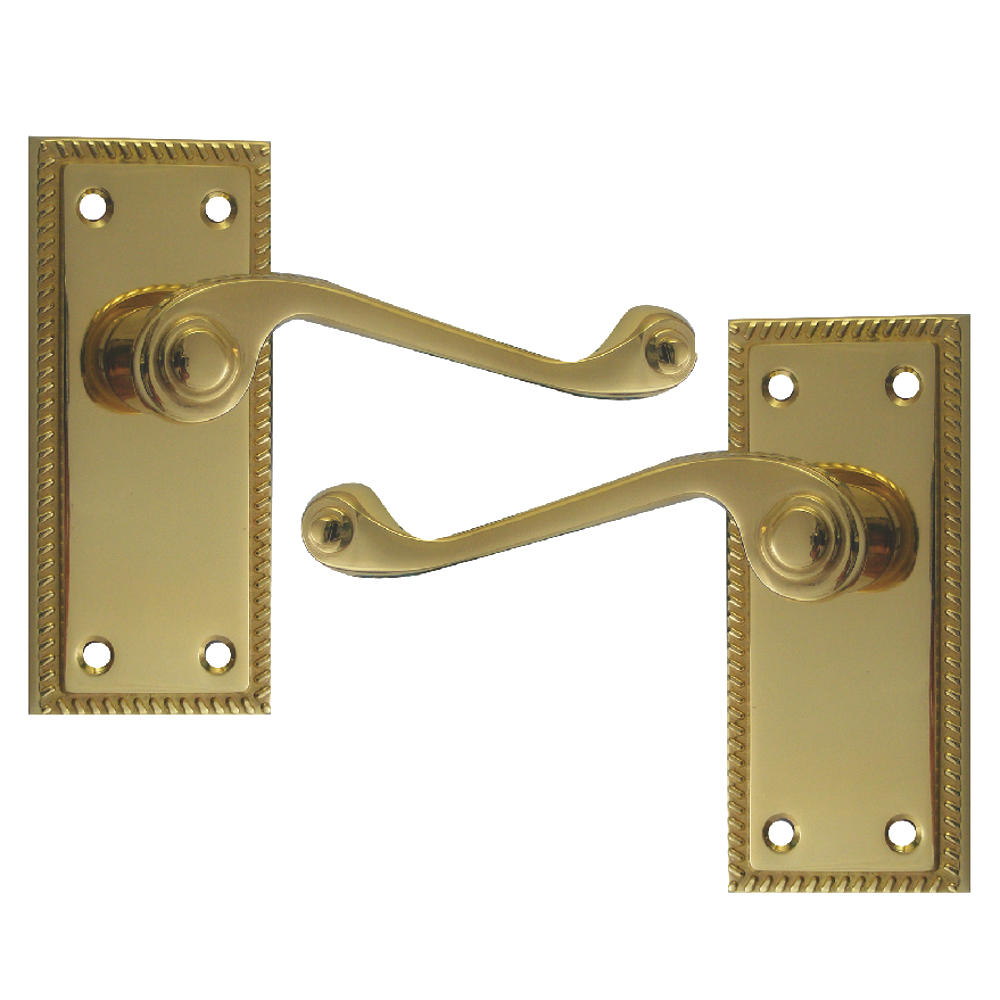 ASEC Georgian Plate Mounted Lever Furniture