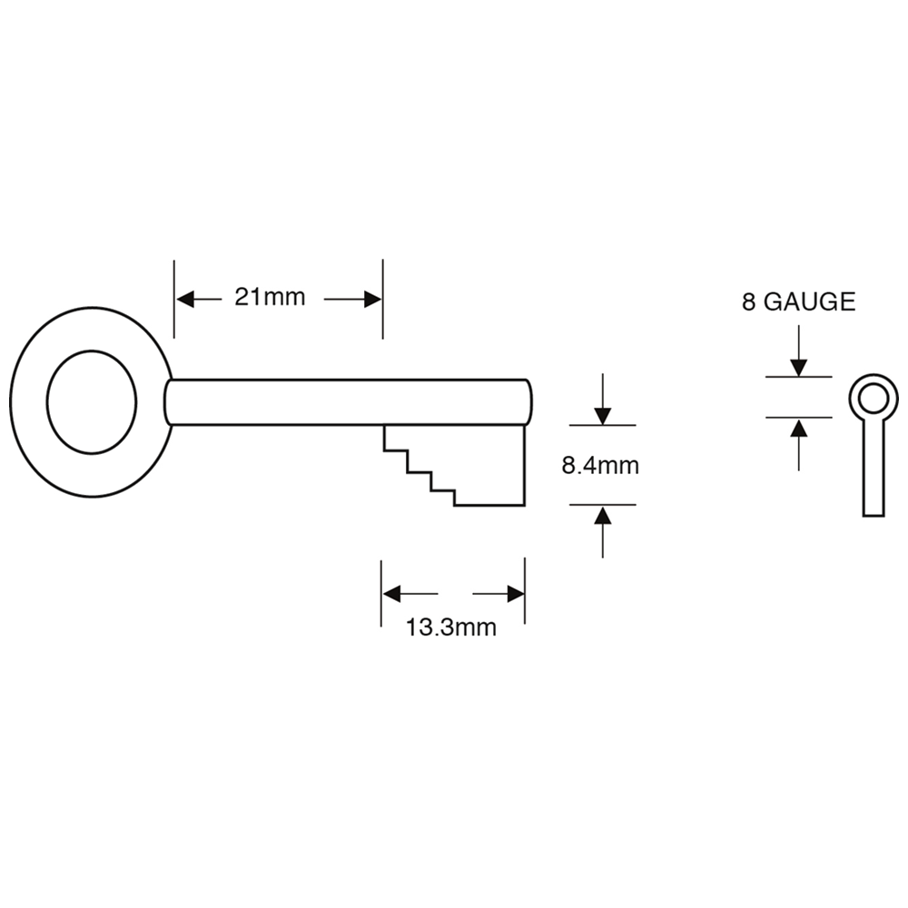 ASEC Padlock Blank To Suit FB14