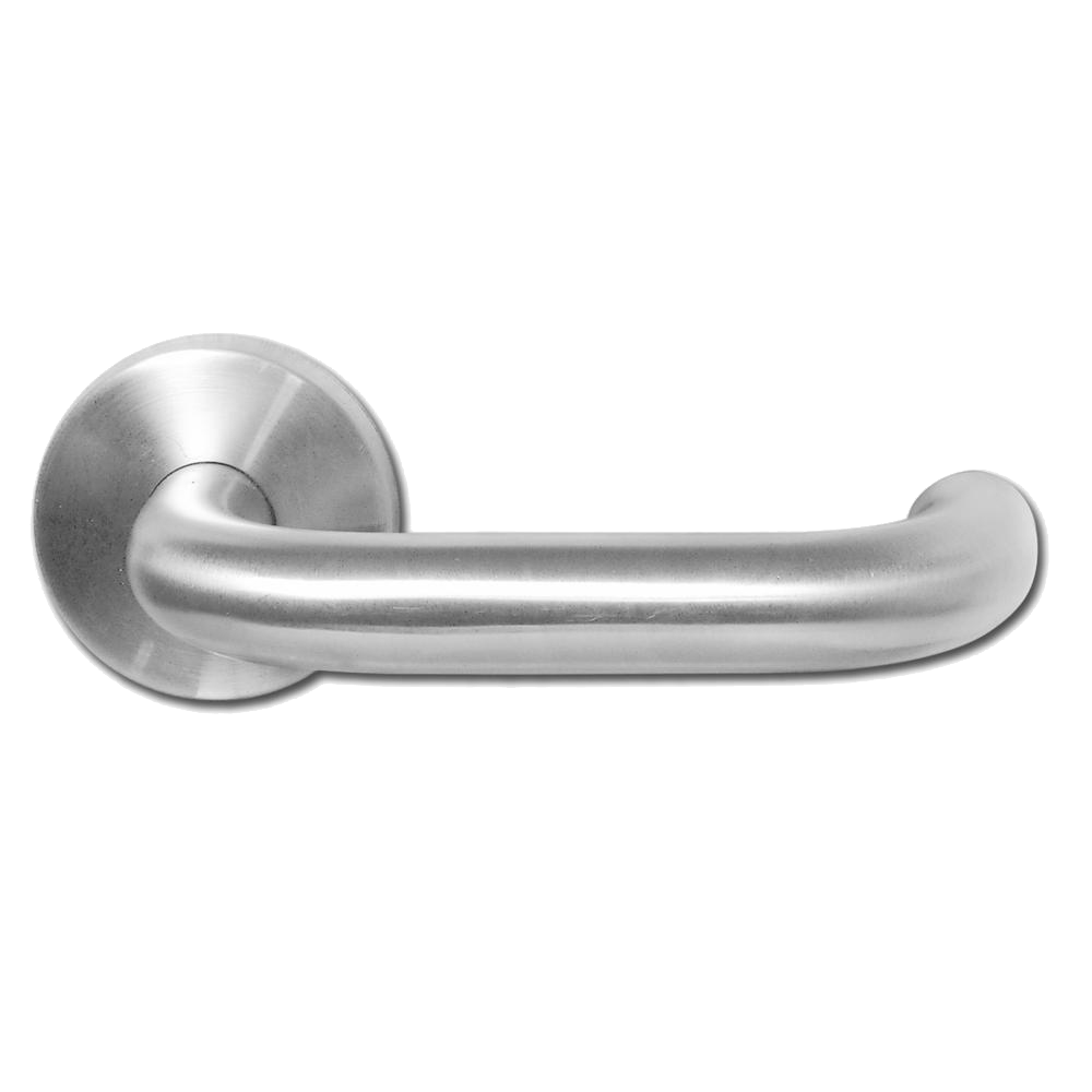 ASEC Stainless Steel Round Rose Lever Furniture