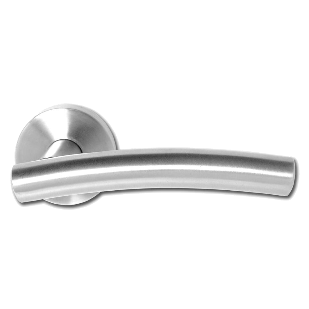 ASEC Stainless Steel Round Rose Lever Furniture