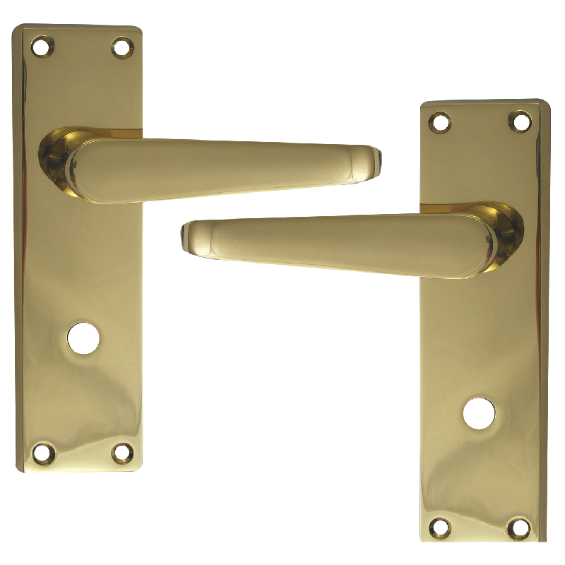 ASEC Victorian Plate Mounted Bathroom Lever Furniture