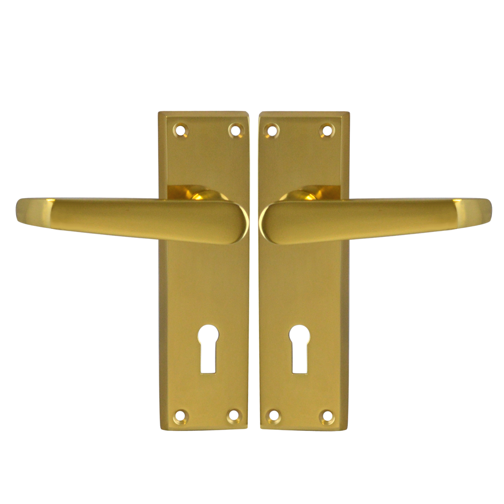 ASEC Victorian Plate Mounted Lever Furniture