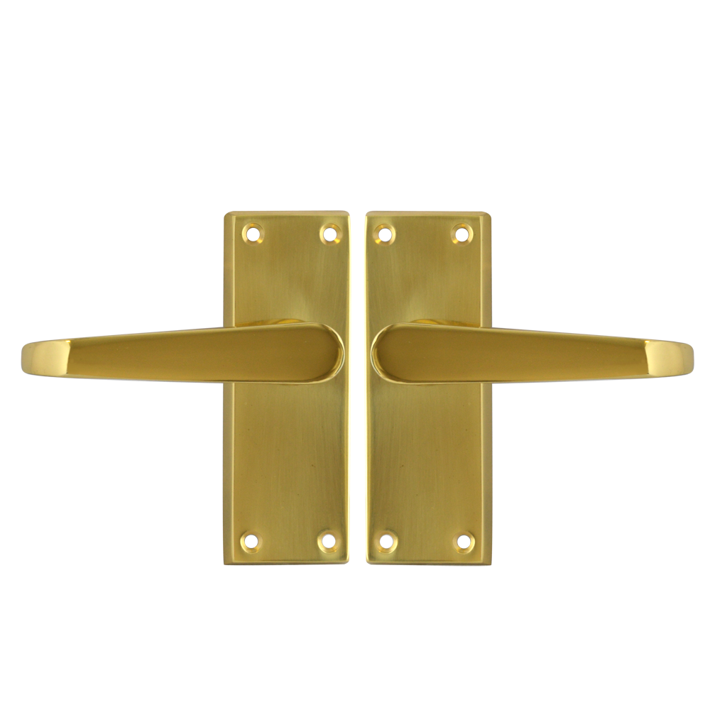 ASEC Victorian Plate Mounted Lever Furniture