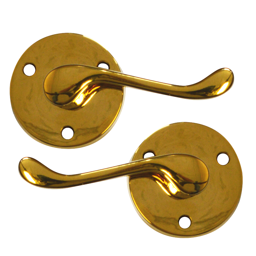 ASEC Victorian Scroll Round Rose Lever Furniture