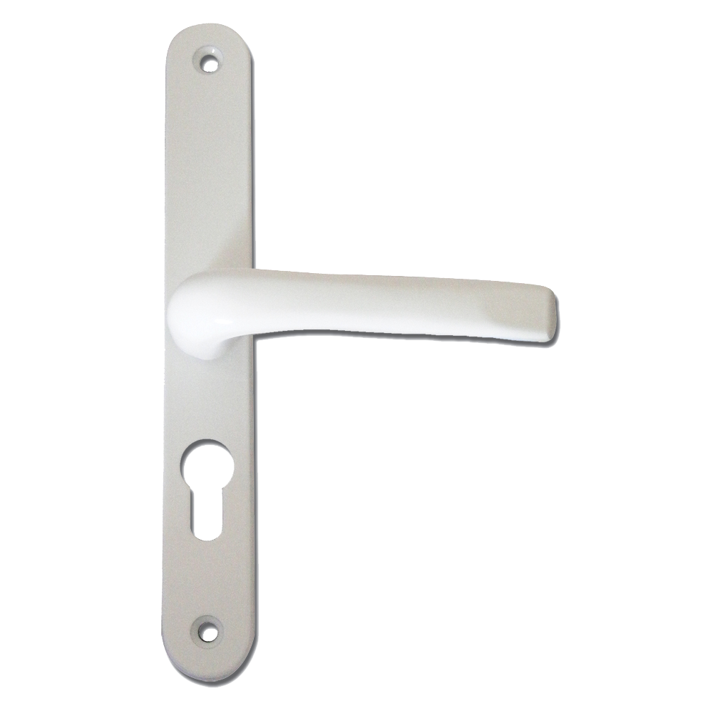 ASEC 70 Lever/Lever UPVC Furniture - 270mm Backplate