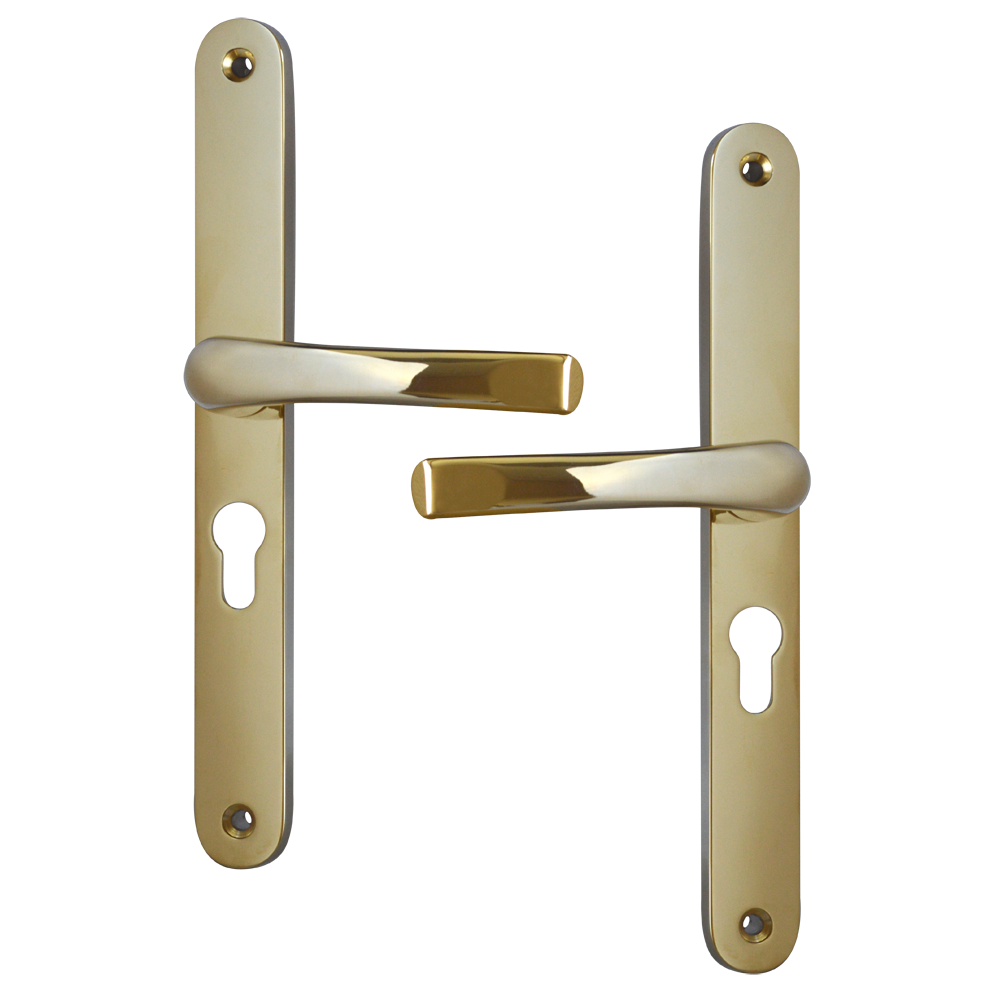 ASEC 48 Lever/Lever UPVC Furniture - 270mm Backplate
