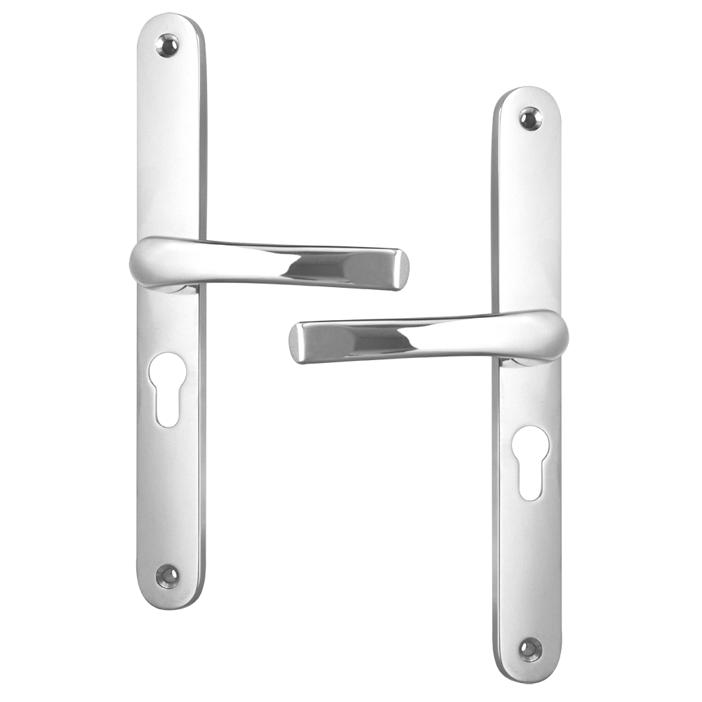 ASEC 48 Lever/Lever UPVC Furniture - 270mm Backplate