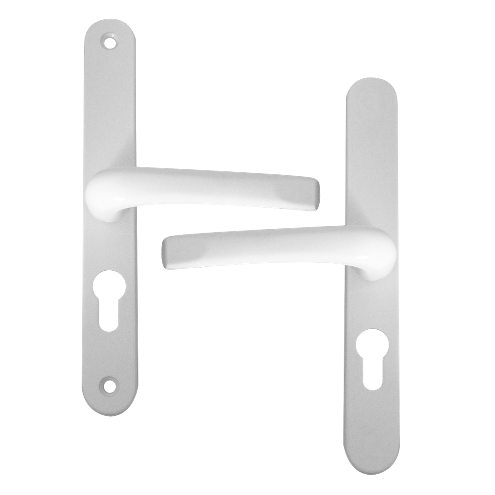 ASEC 48 Lever/Lever UPVC Furniture - 270mm Backplate