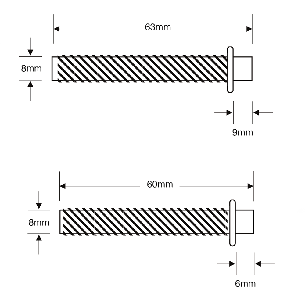 ASEC Pair Of Half Spindles For Split Spindle Applications