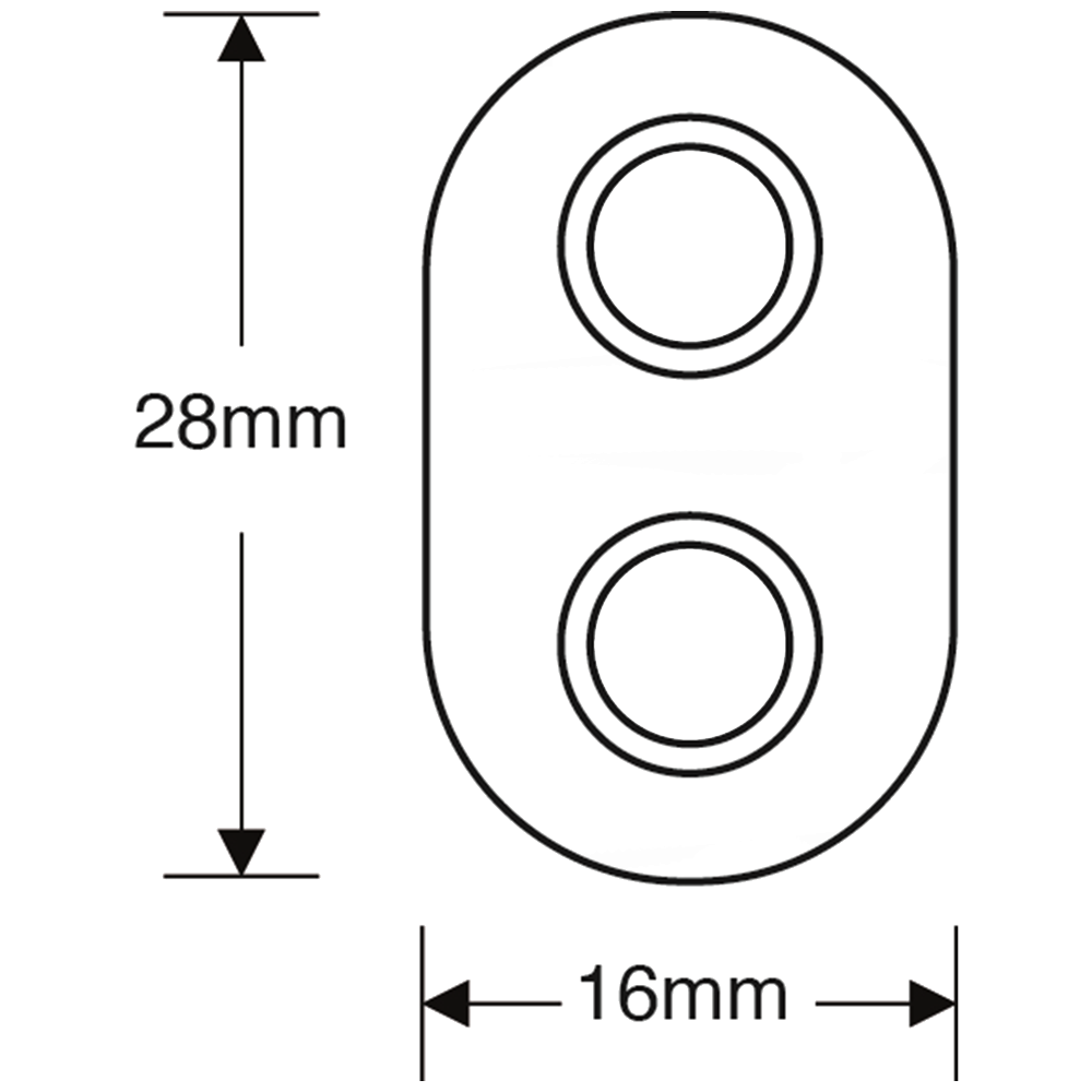 ASEC Fixing Tab for UPVC Door Locks