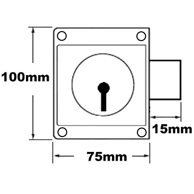 ASEC 75mm Press Lock