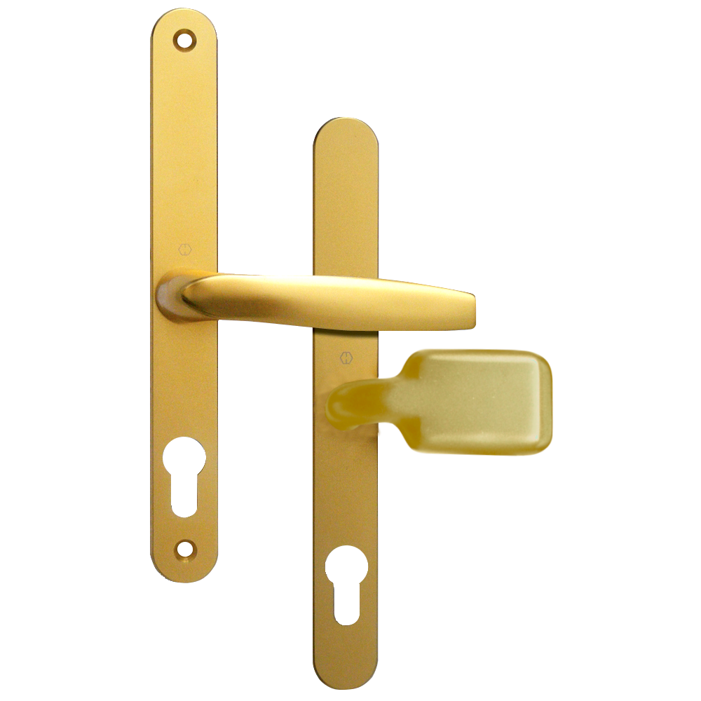 ASEC 68mm Lever Pad UPVC Door Furniture With Snib