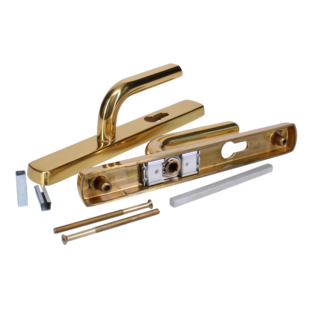 ASEC 70 Lever/Lever Door Furniture To Suit Ferco - 245mm Backplate