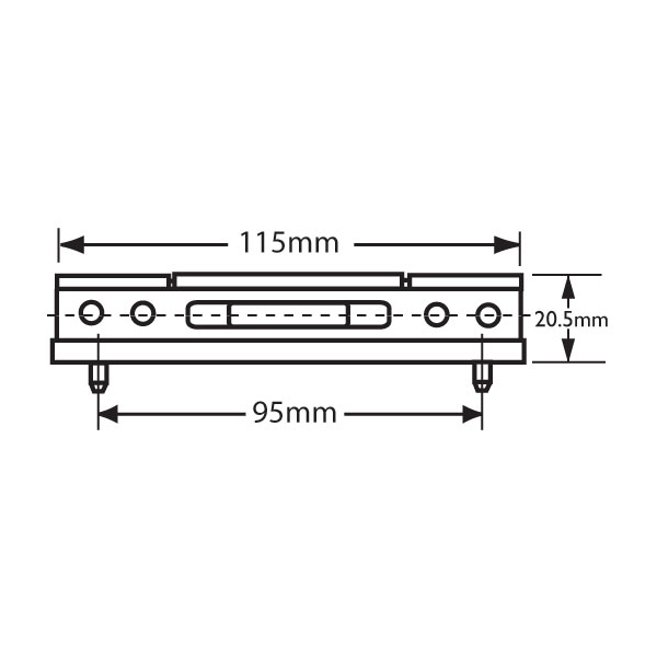 AVOCET Adjustable Flat Butt Hinge