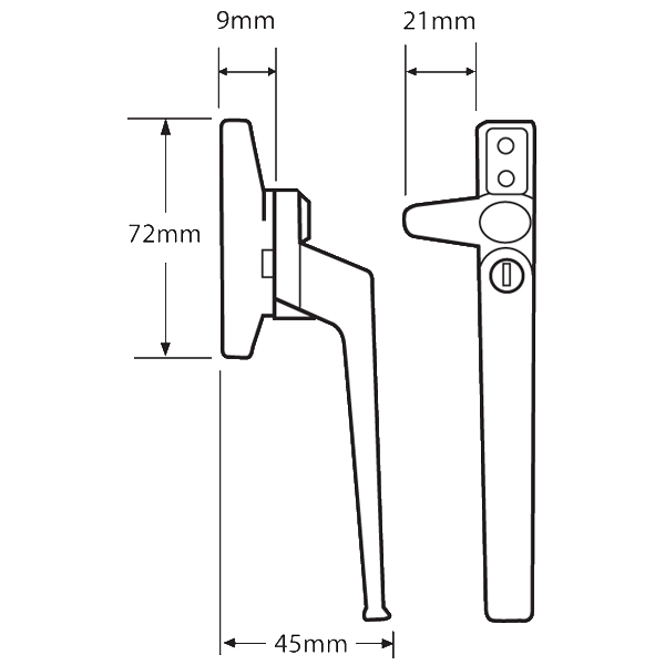 AVOCET Cockspur Handle