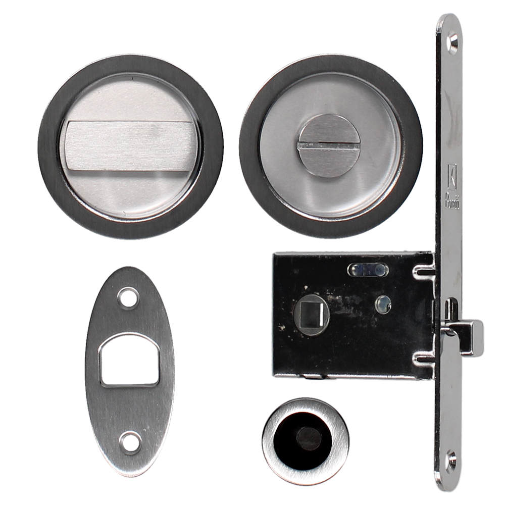 BONAITI SERRATURE Easy Kit Round With G500 To Suit WC Sliding Door