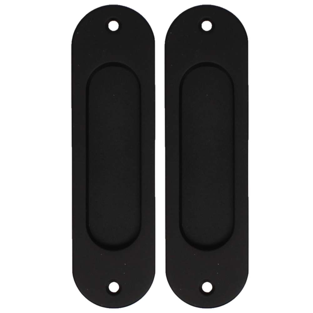 BONAITI SERRATURE Classic Sliding Door Handle Pull MOS Oval Blind Pair