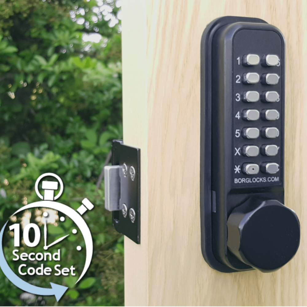 BORG LOCKS BL2605 ECP Marine Grade Pro Digital Rim Deadbolt Lock
