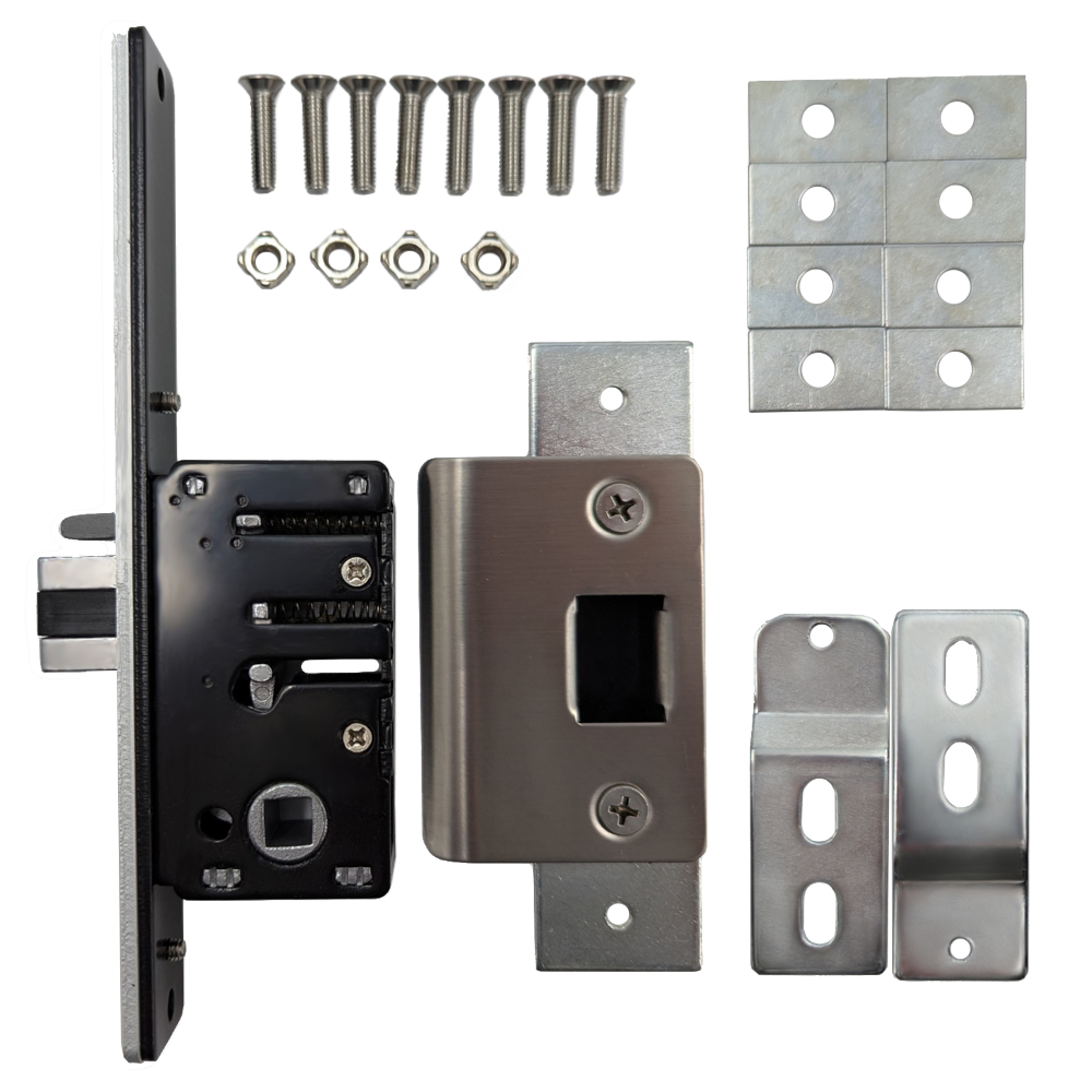 BORG LOCKS S505 AR Aluminium Latch Long Forend 28mm Backset To Suit BL5000 Series