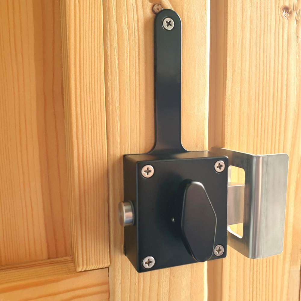 BORG LOCKS BL4409 ECP Marine Grade Wooden Gate Digital Lock With Slam Latch & Holdback