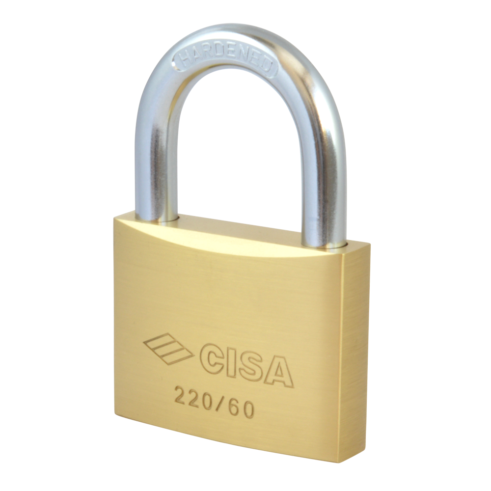 CISA 22010 KD Open Shackle Brass Padlock