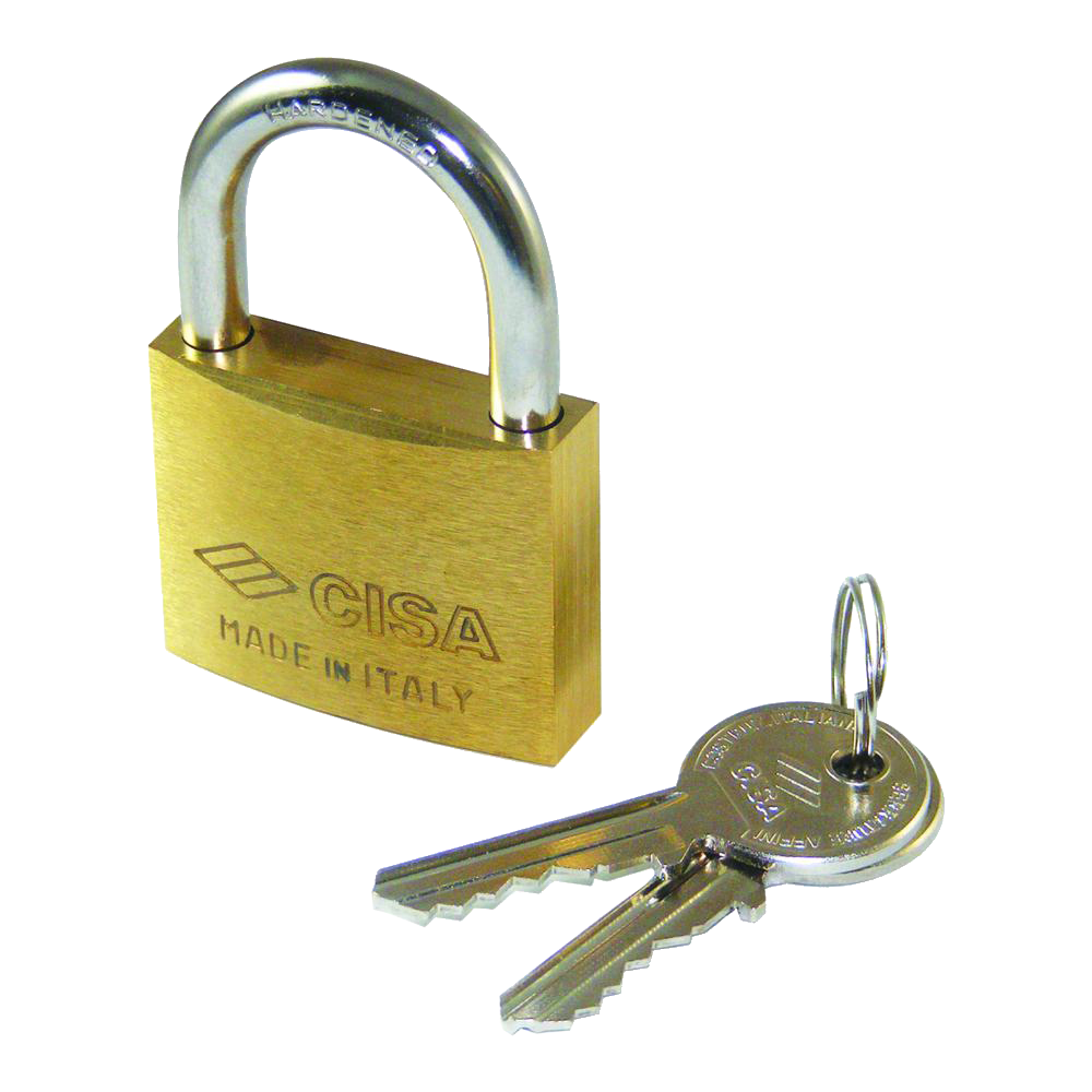 CISA 22110 Open Shackle Brass Padlock