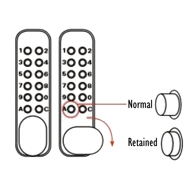 CODELOCKS CL160 Easycode Digital Lock