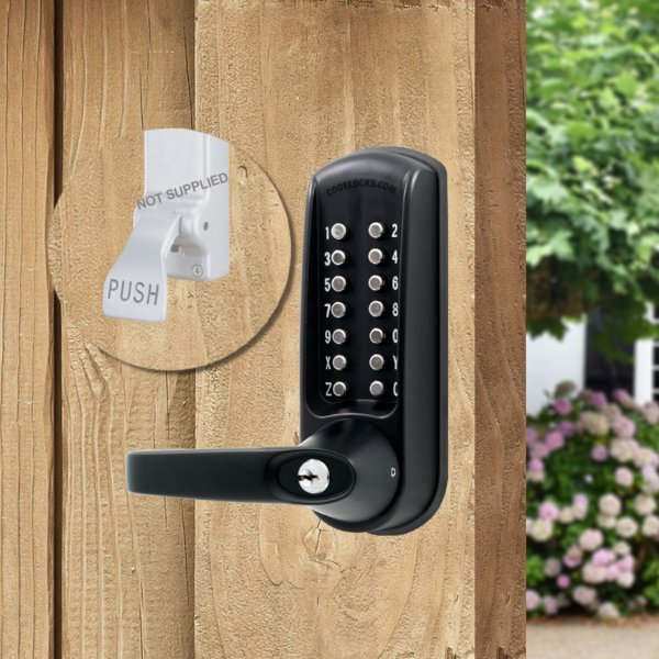 CODELOCKS CL0600 Marine Grade Digital Lock Front Only To Suit Panic Latch