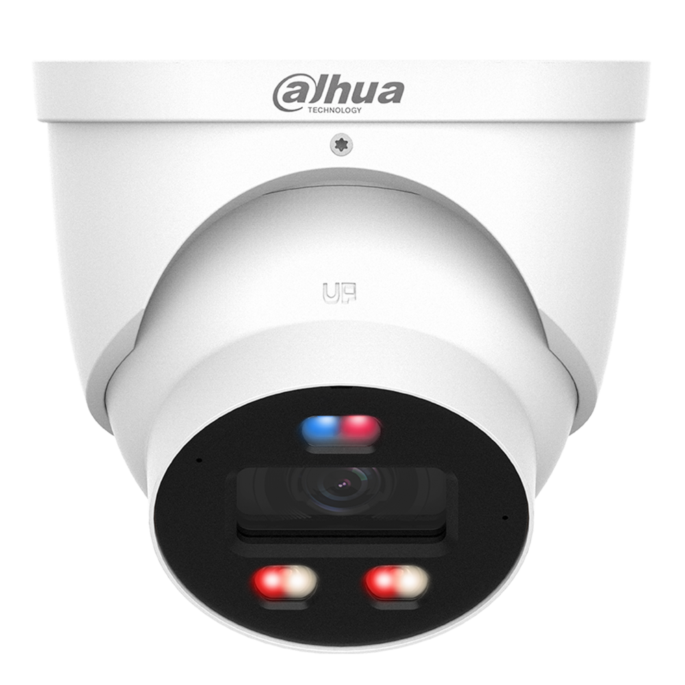 DAHUA IP Turret Dome WizSense Series 3 Network Camera With Active Deterrence 30 Metre IR 12V DC